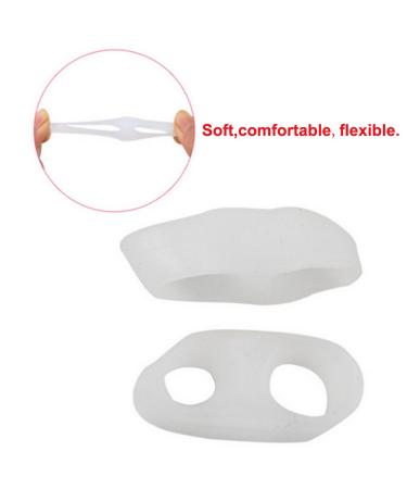 Buy Elitzia ETFT018 Hallux Valgus Double Ring Silicone Toe Separator (Size S) - Daily Use Foot Care Solution for Comfort - Buy Online on GoSupps.com