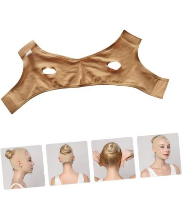 1pc Thin Chin up Facial Slimming Strap Breathable Band for V Line Thin Masseter Chin Shaping Spandex Product 30X10X1.5CM skin-coloured - Buy Online on GoSupps.com