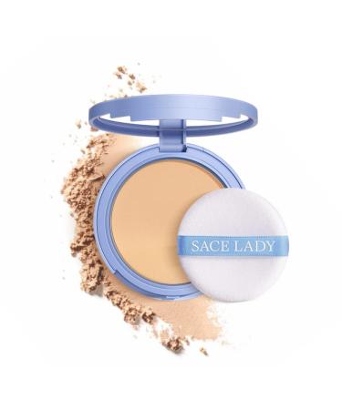 SACE LADY 2Pcs Face Make Up Set - Flawless Matte Foundation & Oil Control Pressed Powder for Lasting Coverage - Waterproof Natural Cosmetics Kit - Buy Online on GoSupps.com