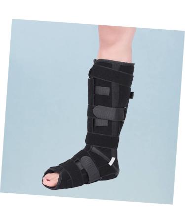Mobestech Ankle Support Brace for Adults - Fixed Ankle Support for Ankle Fractures - Adjustable Black Splint - Buy Online on GoSupps.com