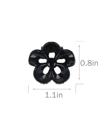 TOPYHL Flower Shaped Small Hair Clips - 12 Pack Non-Slip Hair Clamps for Women and Girls - Hair Accessories - Buy Online on GoSupps.com