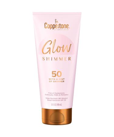 Coppertone SPF 50 Glow Shimmer Lotion 5oz (148ml) - 3 Pack - Buy Online on GoSupps.com