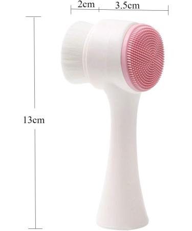 Soft Bristle Facial Brush Soft Bristle Facial Brush for Deep Pore Cleaning Makeup Removal Massaging Rejuvenating Delicate and Sensitive Face Skin 2 pcs CA - Buy Online on GoSupps.com