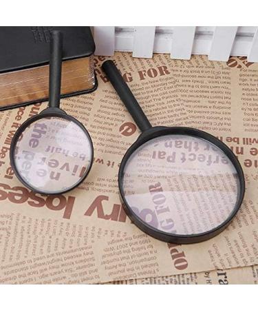 Magnifying 2pcs 5X Plastic Handheld Magnifier Portable Magnifying Glass Reading Eye Loupe Good Times - Buy Online on GoSupps.com