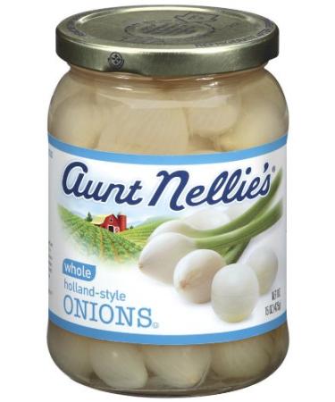 Aunt Nellie's Whole Onions, 15-Ounce Jars (Pack of 12)