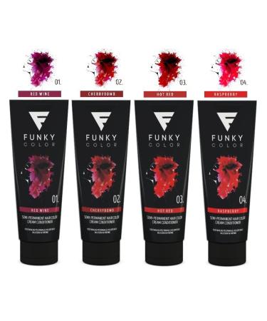 Funky Color Ultraviolet 16 - Semi-Permanent Hair Color | 28 Vibrant Shades for Bold Hair | Shop Internationally - Buy Online on GoSupps.com