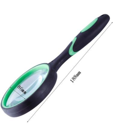 Color Rubber Anti-Drop Magnifying Glass Thick Glass Lens Reading 10 Times Magnifying Glass Made in China - Buy Online on GoSupps.com