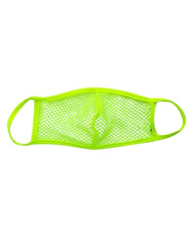 Bobolover - Network Mask Mouth Protection Washable Protection Mask Oral Nasal Protection Natzle Mask Breathable Reusable Mask for women (yellow 22x14.5cm)
