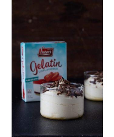 LIEBERS Unflavored Sugar Free Gelatin Powder - 1 oz Box (2 Packets) | Kosher & Gluten Free - Buy Online on GoSupps.com