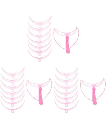 DOITOOL Eyebrow Tools 9 Sets Eyebrow Aid Eyebrow Shaping Template Eyebrows Makeup Travel Eyebrow Stencil Eyebrow Stickers 12X11X8CMx3pcs Pinkx3pcs