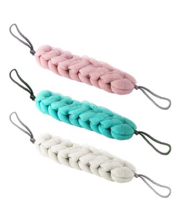 Mesh Sponge Braided Back Rope Exfoliating Body Brush for Bath, Shower, and Spa - Buy Online on GoSupps.com