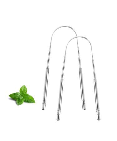 Liatinbo tongue scraping metal tongue scraps for adults stainless steel tongue scraps reduces bad breath and fresh breath (2 pieces u-shaped) - Buy Online on GoSupps.com