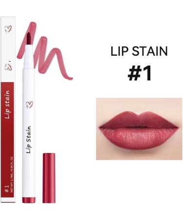  SONGVISON 2-in-1 matte lipstick with lip liner and tint effect highly pigmented waterproof ultra-resistant natural smudge-proof finish for flawless makeup - Buy Online on GoSupps.com