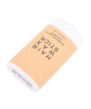 FILFEEL Hair Wax Stick Strong Grip Soft Shiny Finish Tames Flyaways and Unruly Edges with AntiStatic Coating for All Hair Types 06 Oz