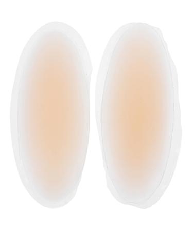 1 Pair Silicone Adhesive Calf Pads Calf Corrector Soft Invisible Shaping Calf Straight Leg Patches for Crooked or Thin Legs Beige