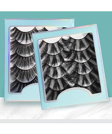 Desikixudy 5 Pairs 25mm Eyelashes Eyelashes Lashes Natural Dramatic Volume Eyelashes Extension False Eyelashes 5D89 - Buy Online on GoSupps.com