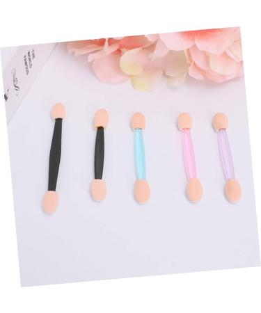 POPETPOP Dual Sided Eyeshadow Brush 50 Pcs Sponge Makeup Applicator Disposable Eye Makeup Applicators Cosmetic Eye Shadow Stick Size 1 Black - Buy Online on GoSupps.com
