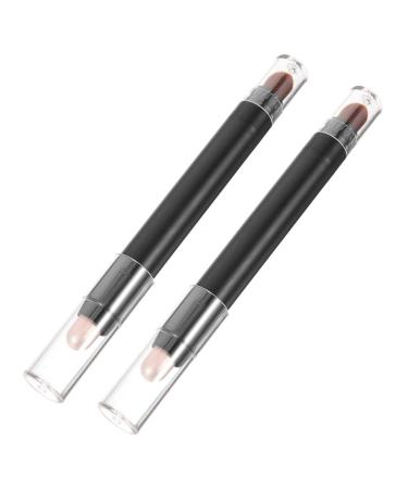 FOMIYES 2pcs Makeup Brush Crayons Eye Shadow Pens Eyeshadow Brush Eye Shadow Brush Tool Pearlescent