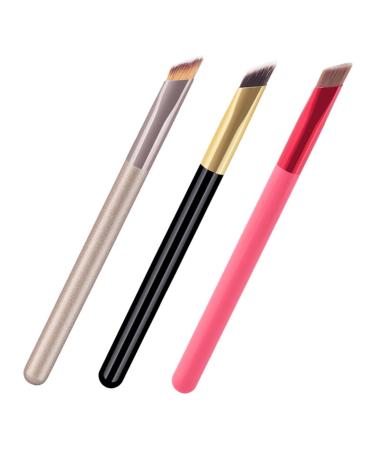 FRCOLOR 12 Pcs Pink Makeup Brush Set Multifunction Eyebrow Eyeliner & Foundation Brushes for Flawless Eye Makeup Wooden Handle & Cleaner - Buy Online on GoSupps.com