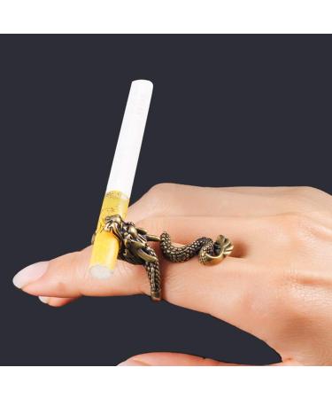 Mingchen Metal Gold Dragon Ring Holder - Stylish Ring Finger Holder for Women & Men - Buy Online on GoSupps.com