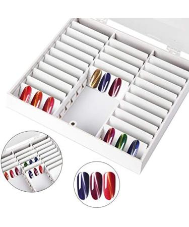 Durratou Nail Storage Box Nail Tips Color Display Holder Nail Decoration Storage Box for Nail Decoration Container Display - Buy Online on GoSupps.com