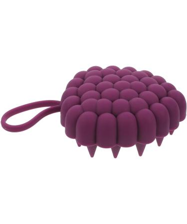 Fomiyes 5-St Shampoo ArtFakt Massage Device - Hairbrush Cleaning & Scalp Brush Scrubber - 5pcs Violet Kamm Head Pebbles - Perfect for Shower & Hair Care - Buy Online on GoSupps.com