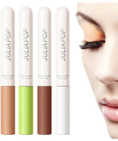 Eyeshadow Primer Set 4 Colors Matte Liquid Eyeshadow for Smooth Neutral Creamy Eyeshadow Set Lightweight High-pigmented and - (Color: 2 Style A) 2 / Style a - Buy Online on GoSupps.com