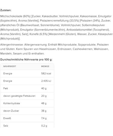 Dubai Chocolate Pistachio & Kunafah Crunch Original Dubai 200g XL Dubai Chocolate Kadayif & Pistachio with Crispy Angel Hair + Heartforcards Stickers - Buy Online on GoSupps.com