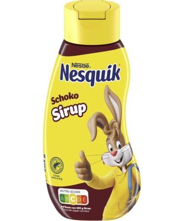 Nesquik Chocolate Syrup Can - 8 x 300 ml | Ideal for Desserts Breakfast & Milk Drinks | International Shipping - Buy Online on GoSupps.com