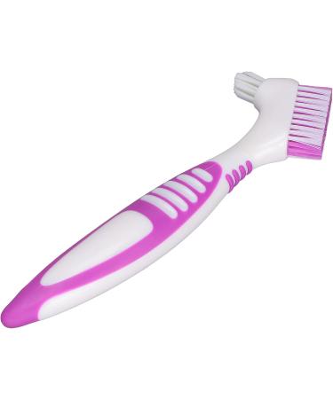 Verdant Touch Double-Head Denture Brush | Cleaning Brush for False Teeth | Portable & Double-Sided Design - 180 mm - Buy Online on GoSupps.com
