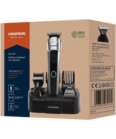 GRUNDIG MGK 6841 Multi-Hair Cutting Set - International Shipping 8 Attachments Charging Station - Buy Online on GoSupps.com