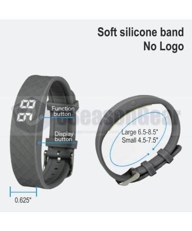 eSeasonGear VB80 12 Alarm Vibrating Watch Silent Vibration ADHD Medication Reminder Black-Large Small/Large Modern Design - Buy Online on GoSupps.com