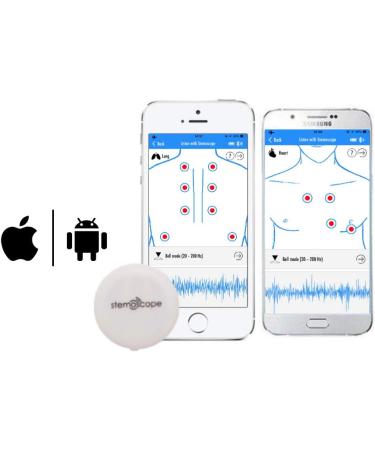 Stemoscope Smart Listening Device - Smart Activity Fitness Tracker for Monitoring Heart Rhythms and Lung Sounds - Buy Online on GoSupps.com