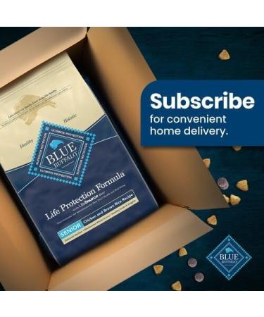 Blue Life Protection Formula Natural Dry Dog Food Senior Chicken 2.7kg 2.72 kg (Pack of 1) Senior Chicken & Brown Rice - Buy Online on GoSupps.com