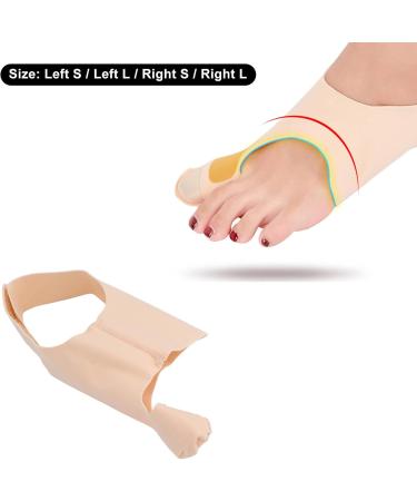 GFHGGGGFH Bigfoot Bone Toe Correction | Bunion Corrector & Pain Relief | Orthopedic Hallux Valgus Big-Toe Separator for Men & Women (L-Links) - Buy Online on GoSupps.com