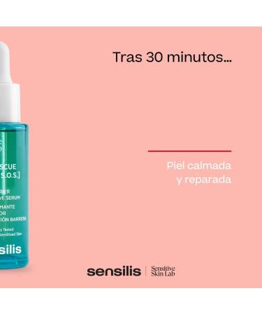 Sensilis - Skin Rescue S.O.S Calming and Structuring Serum Barrier Function Repairing Serum Suitable for All Skin Types Including Sensitive Skin - 30 ml - Buy Online on GoSupps.com