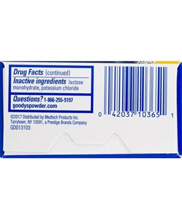 Goody's Extra Strength Powders | Fast Pain Relief | Aspirin & Caffeine | 24 Count | 2 Pack - Buy Online on GoSupps.com