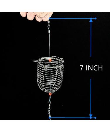 10Pcs Carp Fishing Bait Trap Cage Feeder Basket Holder Tackle Kit - Size L/M/S Available - Buy Online on GoSupps.com