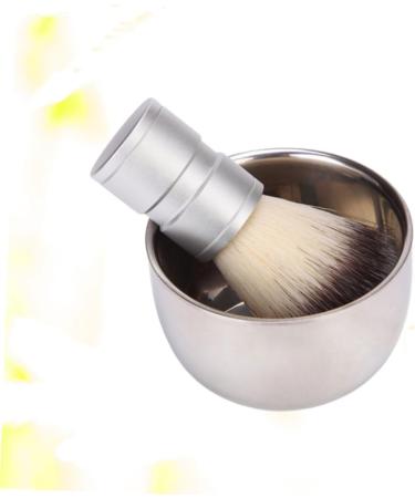 Fomiyes Men's Hair & Beard Brush Set - Stainless Steel Travel Razor & Shaving Bowl - Gently Bristle Brushes for Men - Buy Online on GoSupps.com