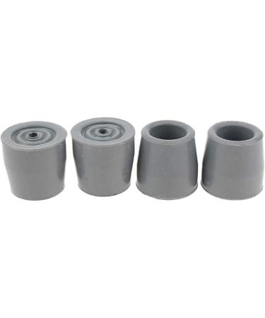 4 Pcs Rubber Walking Stick Ferrules Cane Pin Crutch Pads Caps Tip Bottom Protector Ends Durable - Gray - Buy Online on GoSupps.com