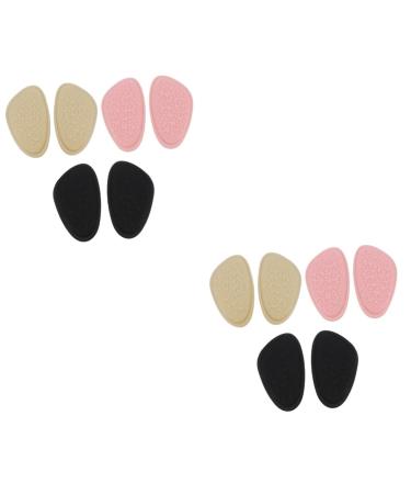 FRCOLOR 12 Pairs Sole Pad High Heel Mat Insole Half Sole Breathable Forefoot Mat Non-Slip Cushion Feet Care Supplies Half Sole High Heel Shoe Non-Slip Mat Skid-Resistance Pad Forefoot Pads As Shownx2pcs 12.2X7.5X0.5cmx2pcs