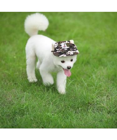 Adjustable Dog Sun Hat - Baseball Cap with Ear Holes & Chin Guard for Ultimate Protection - Buy Online on GoSupps.com