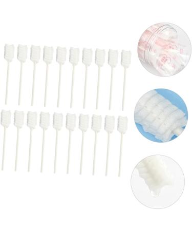 Soesfoufu 30th Baby Tongue Brush - Newborn Oral Cleaning Sponge Toothbrush | Disposable Baby Tongue Cleaner for Gentle Mouth Care - Buy Online on GoSupps.com