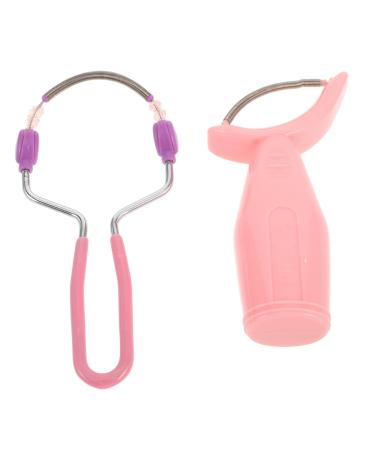 ULTECHNOVO 2 pi ces pilateur Facial Manuel Ressort Outil D pilatoire Portable pour Visage Absorption de Sueur et Extraction Rapide des Poils