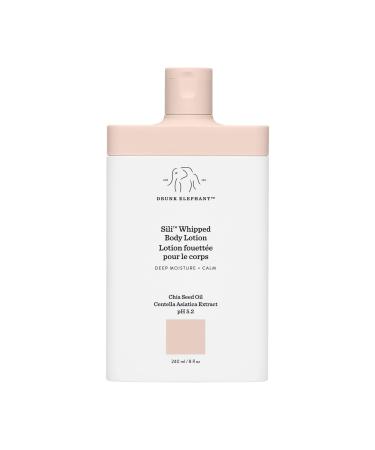 Drunk Elephant Sili Whipped Body Lotion - 240 ml/8 fl oz - Rich Daily Moisturizing Lotion - Clean Clinical Skincare - Cruelty-Free - Free of Essential Oils Silicones and Fragrance