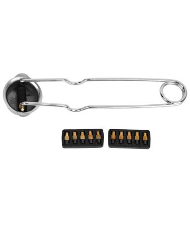 SelWatty Flint Spark Torch Igniter 1Pc Flints Spark Lighter Nickel-Plated Round Head Steel with 10Pcs Igniter Flints for Welding Brazing Life Saving Equipment