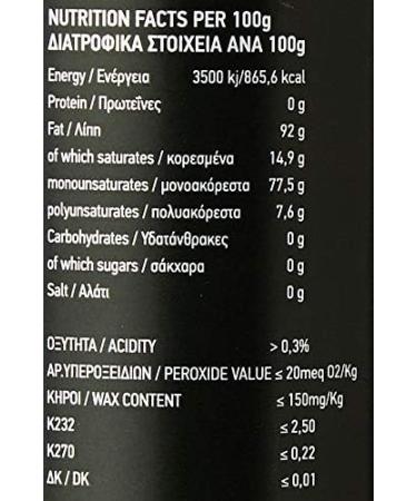 Nature Blessed Greek Extra Virgin Olive Oil - 250 ml Glass Bottle (Pack of 1) - Buy Online on GoSupps.com