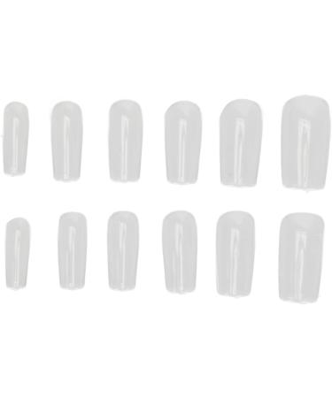 Transparent False Nail Tips Transparent Fashion DIY Artificial Nail Tip for Beauty Salon (03#) - Buy Online on GoSupps.com