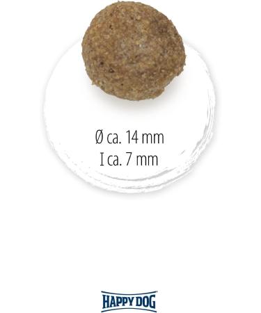 Happy Dog NaturCroq Junior Dog Food with Herbs - 4 kg - Ideal for 7-18 Months Old Puppies - International Shipping Available - Buy Online on GoSupps.com