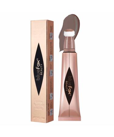 Wand Liquid Stick with Cushion Applicator for Face - Super Silky Blushes Smooth Shimmer Highlighter Beauty Wand for Face Cheekbone Glow Rowces Contouring #03